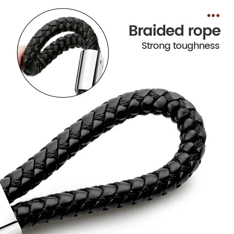 3-стильный автомобильный брелок из цинкового сплава кожаный с эмблемой для BMW