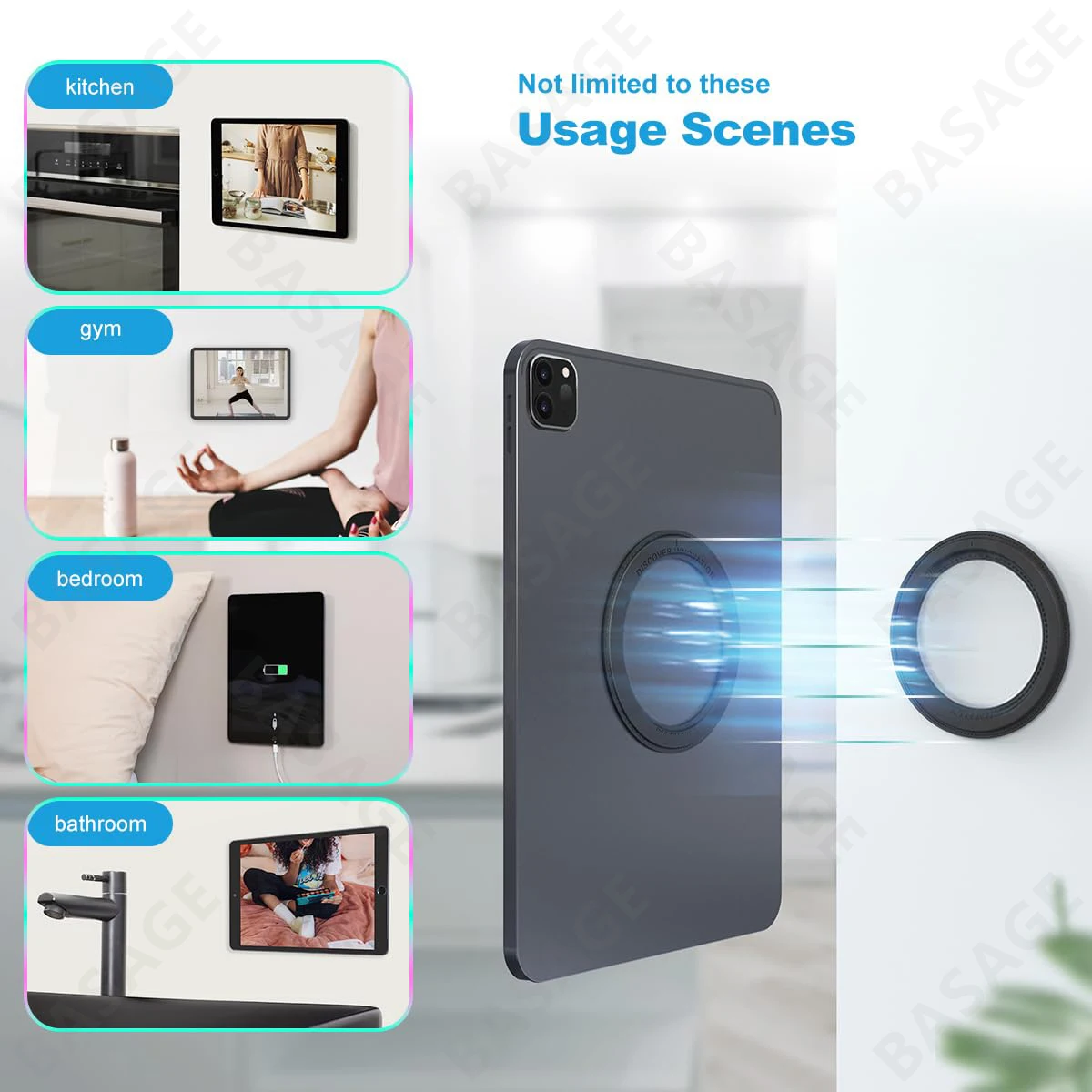 Магнитный Настенный Держатель Для Планшета Ipad Snaphold