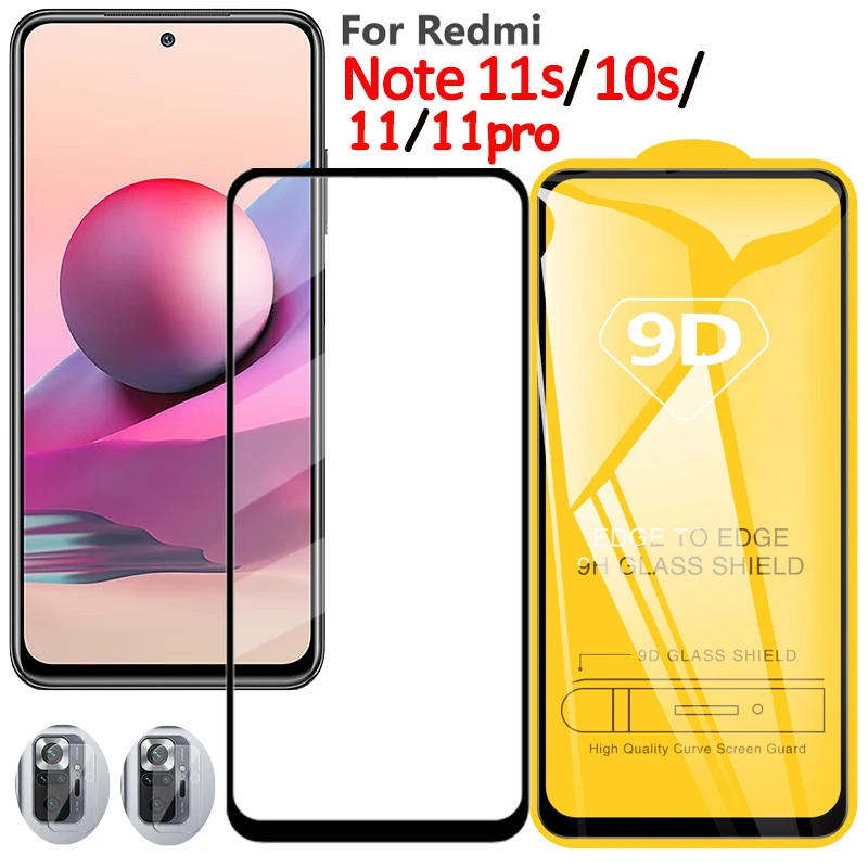 redmi note 12 Glass for Xiaomi Redmi Note 11 pro 5g Screen Protector 11s 10s 10 redmi note 11 pro Cristal redmi note 12 pro