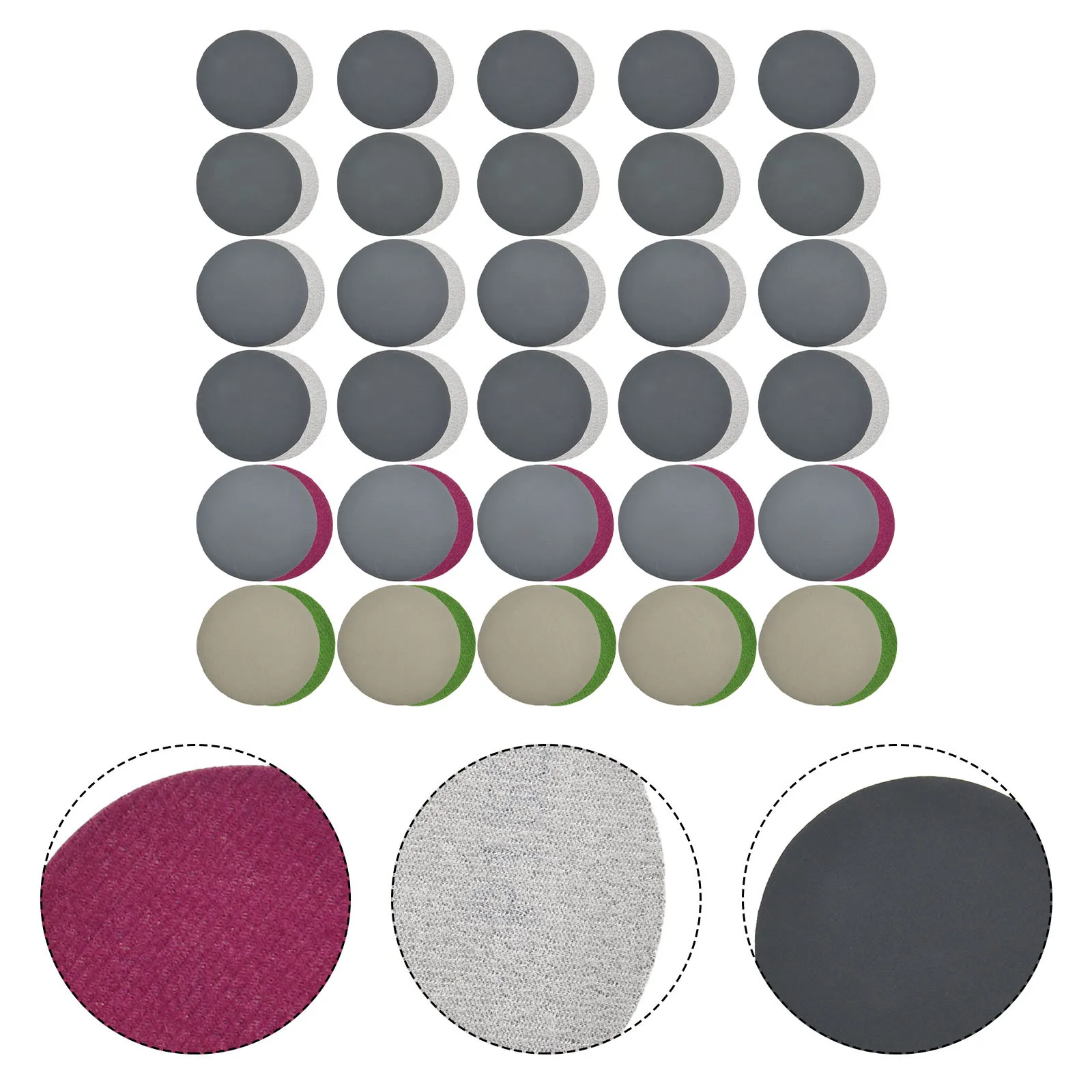

High Quality New Practical Durable Sandpaper Sanding Discs Wet And Dry Sanding Discs 3in 75mm 800-3000 Grit Accessories
