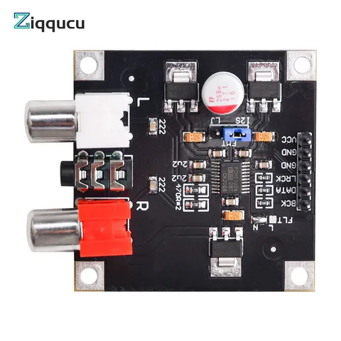 Ziqqucu PCM5102 PCM5102A DAC Декодер плата I2S вход 32 бита 384K