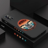 motorcycle at sunset phone case for oneplus 9r 9rt 9 8t 8 7 7t pro 5g liquid silicone cover