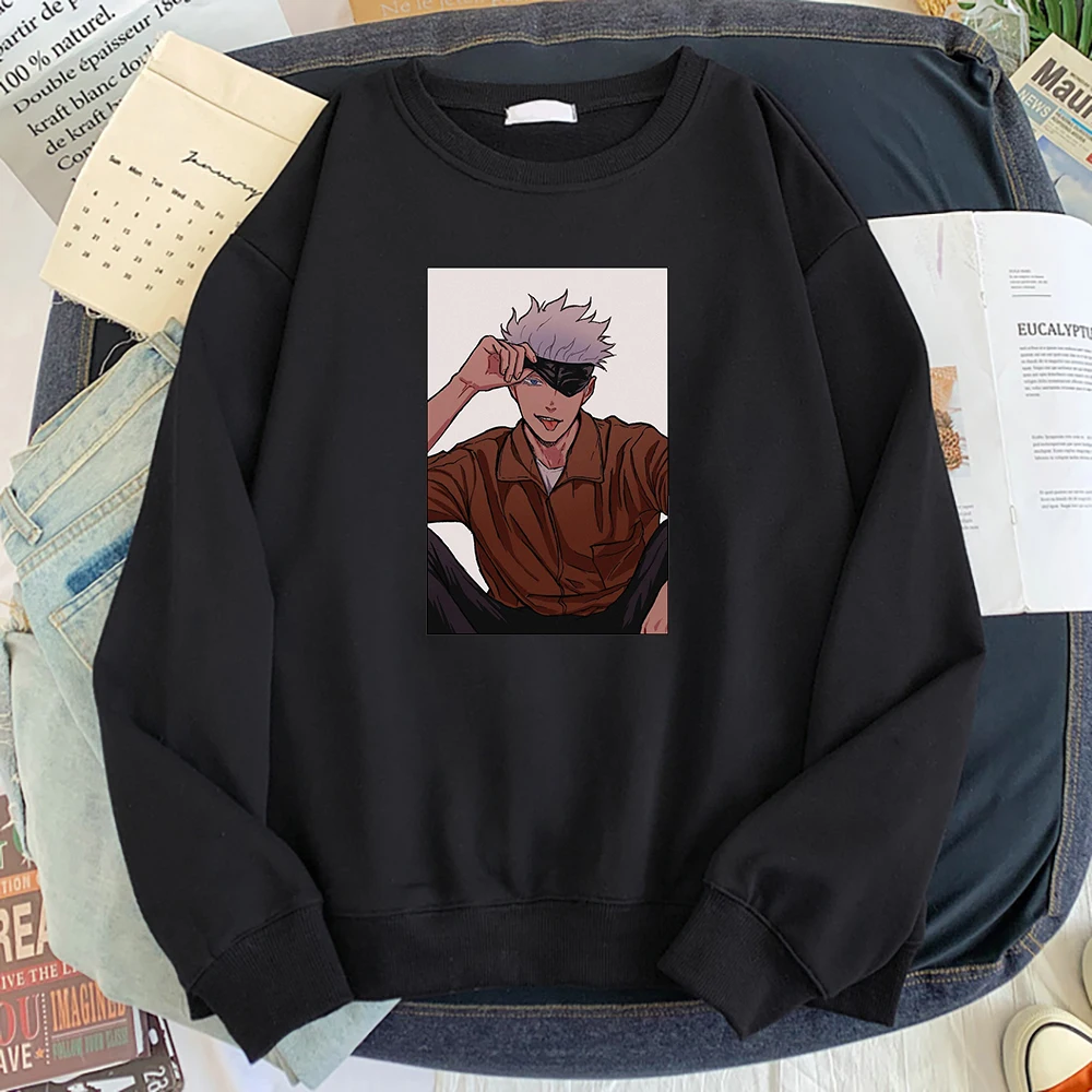 

Jujutsu Kaisen Funny Anime Hoodies Male Casual Harajuku Pullovers Spring Fashion Streetwear Clothing Men Hip Hop Sweatshirts