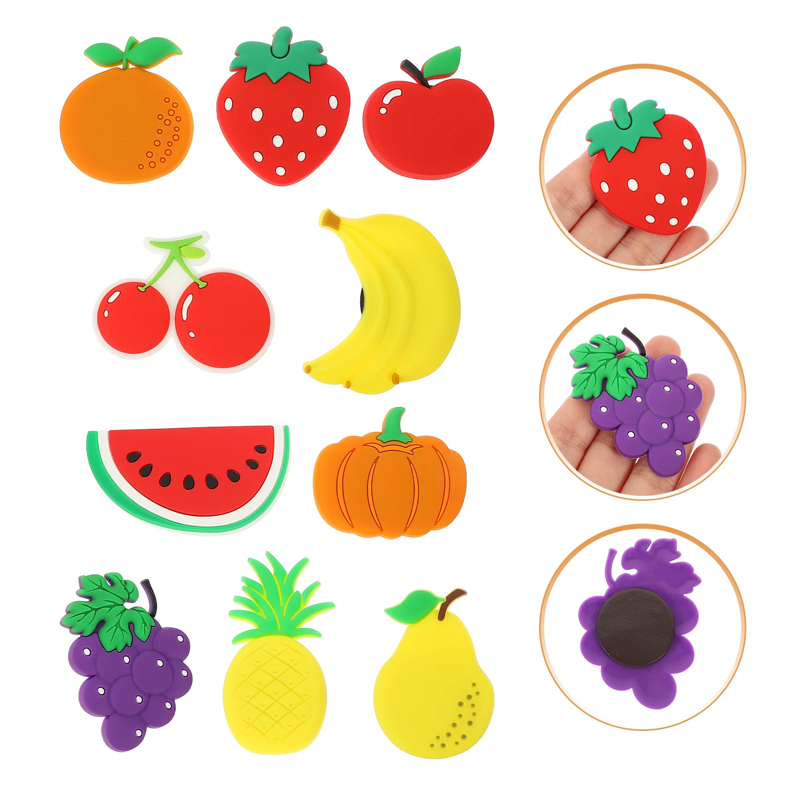10 шт. фруктовый магнит на холодильник 3d магнитные наклейки магниты календарь