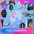 Самый популярный товар 100%, сюрприз на удачу, загадочная коробка, высококачественный электронный товар премиум класса, планшетные часы, подарок на день Святого Валентина