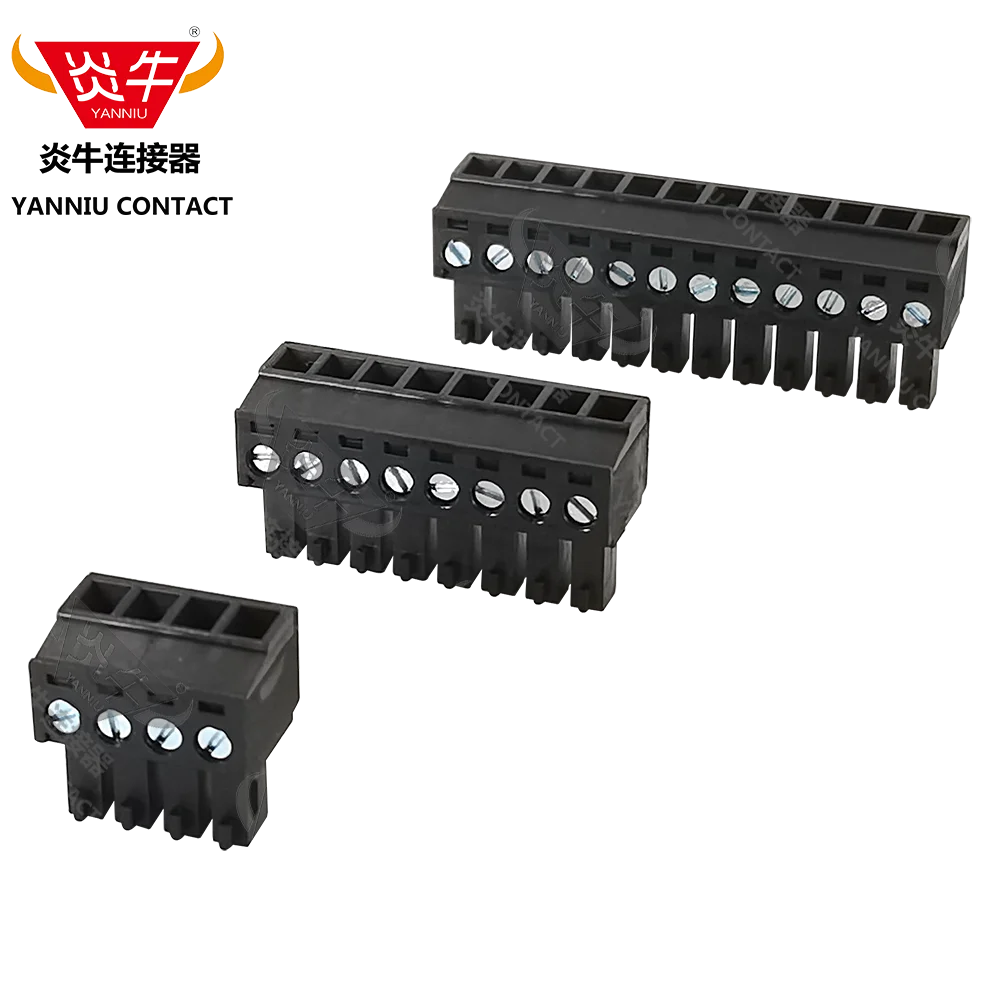 10 шт., черные 3,81 мм 15edgk KF2EDGK 3,81 2P ~ 12P PCB, подключаемые клеммные колодки MC 1,5/ 2-ST-3,81 PHOENIX CONTACT, deson YANNIU