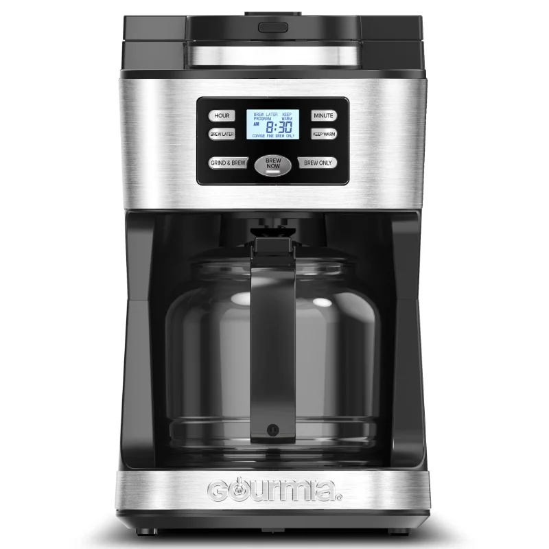 With Integrated Grinder Black