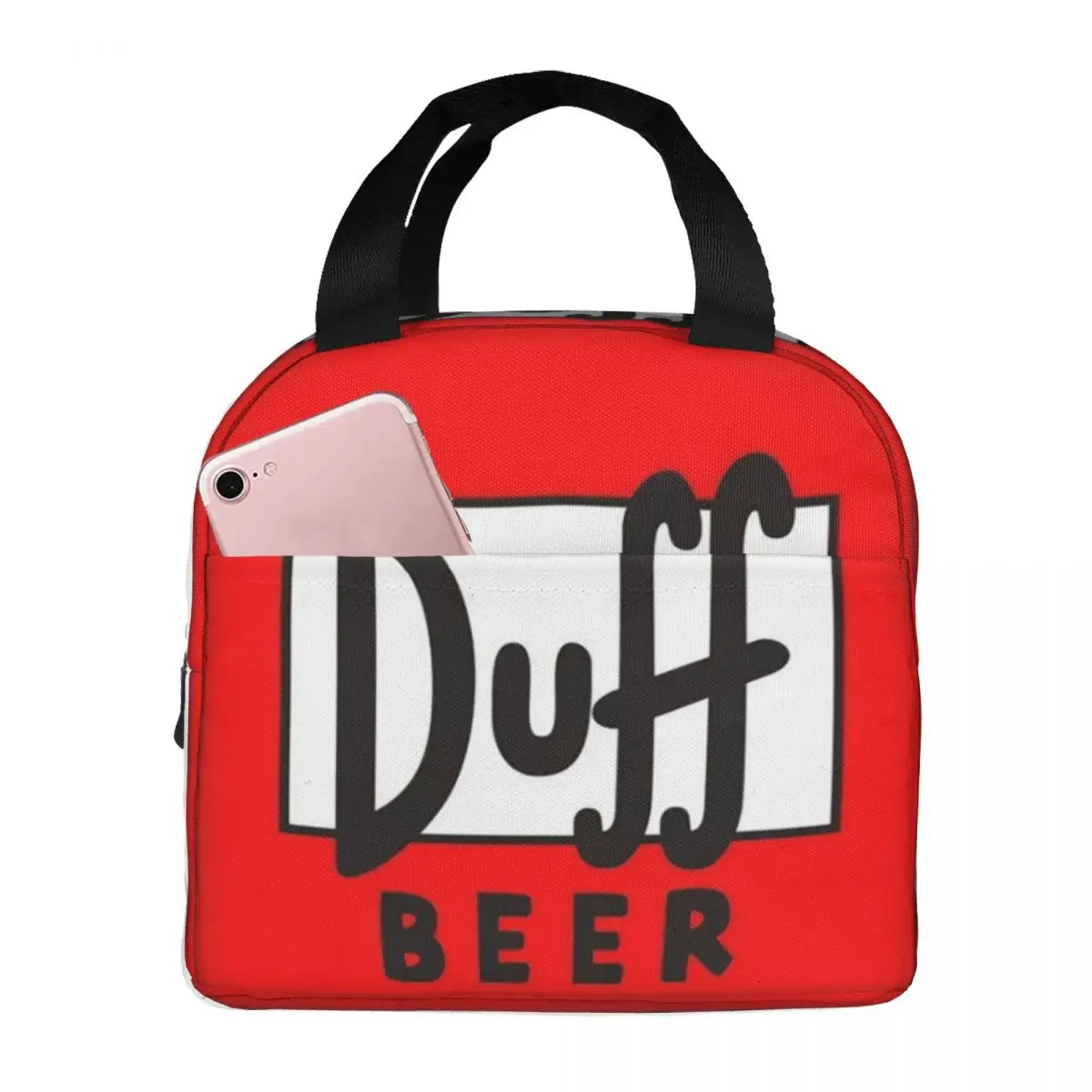 Duff пивные сумки для обеда изолированная коробка бенто портативная сумка