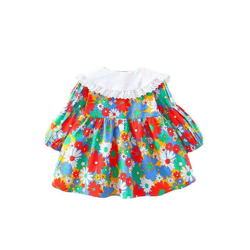 

Autumn Children's Clothing Girls 2021 Long Sleeve Princess Dress For Kids Newborn Baby Dresses Baby Girls Clothes