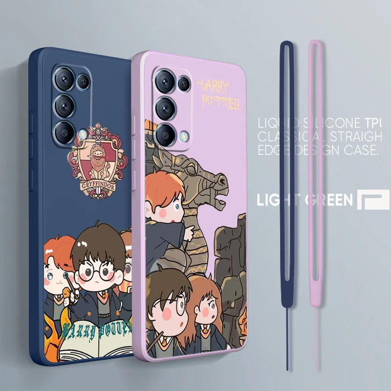 

Harrys Potters Wand For OPPO Find F21 X6 X5 Pro X3 Pro X2 Neo 7Z 6 5 4Z 2Z SE Lite Pro 4G 5G Liquid Rope Phone Case