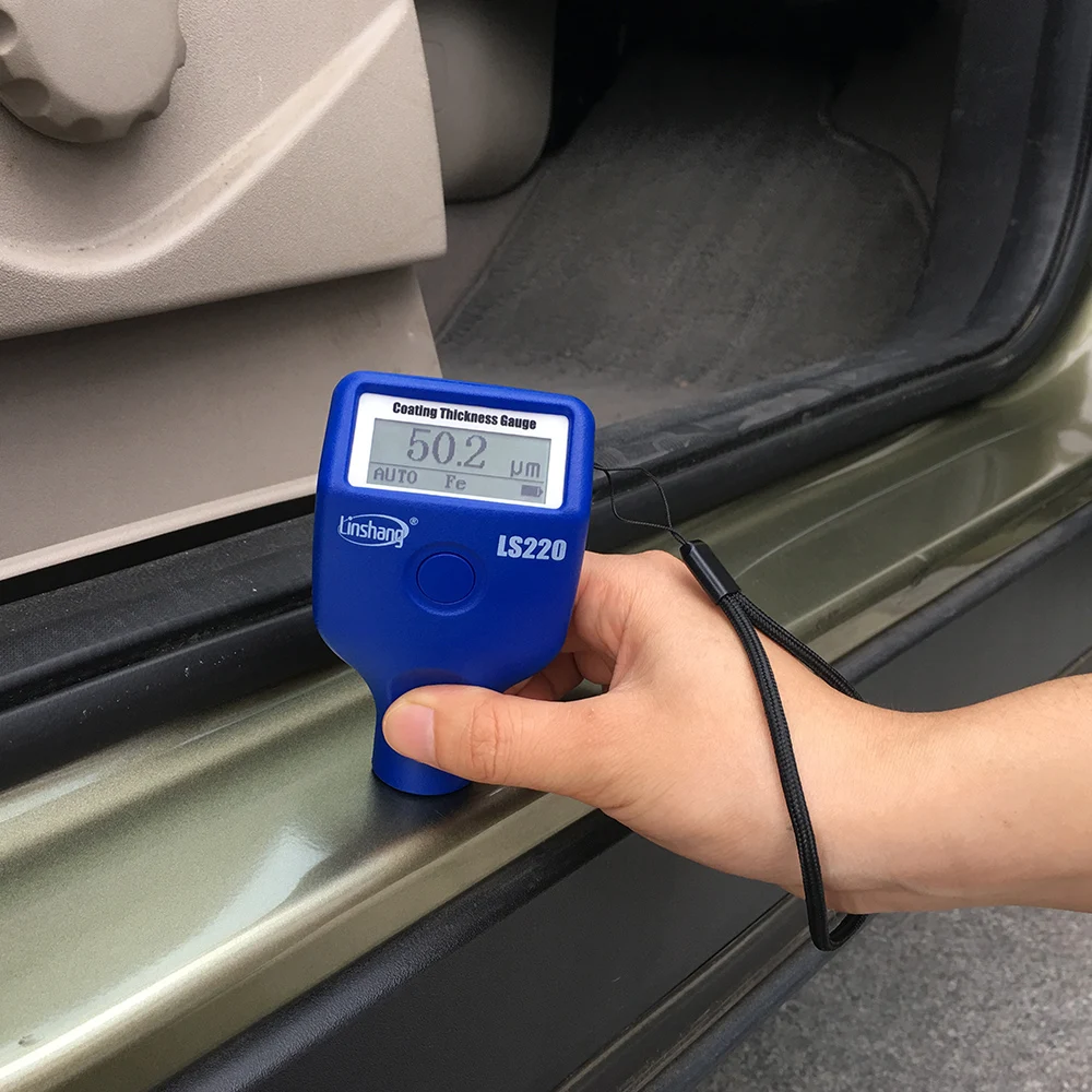 Фото Linshang LS220 автомобильный измеритель толщины краски автомобильный измеритель толщины краски автомобильный тестер №1
