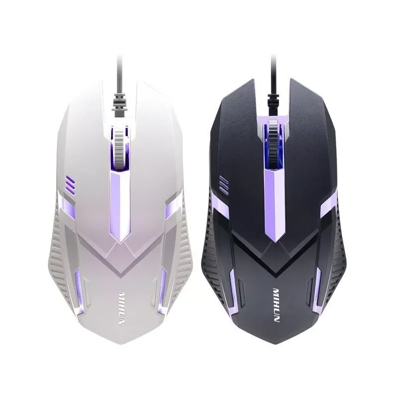 

New Backlight Wired Gaming Mouse 1000 DPI RGB Light Computer Mouse Gamer Mice Ergonomic Design USB Gaming Mice For PC Laptop