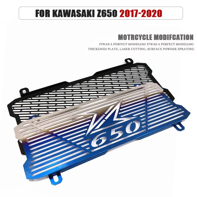 

Защитная крышка радиатора из нержавеющей стали для мотоцикла KAWASAKI Z650 Z 650 2017 2018 2019 2020