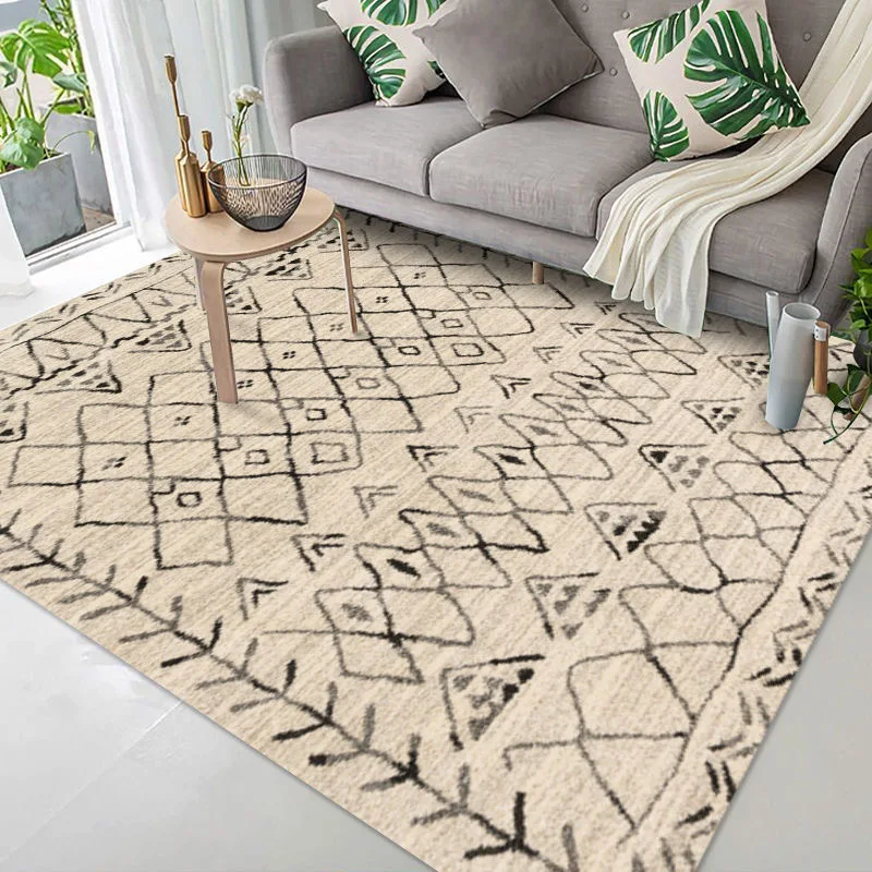 

Vintage Bohemian Carpets Rug for Bedroom Living Room Persian Non-slip Large Area Rugs Kichen Floor Mats Soft Modern Parlor Mat