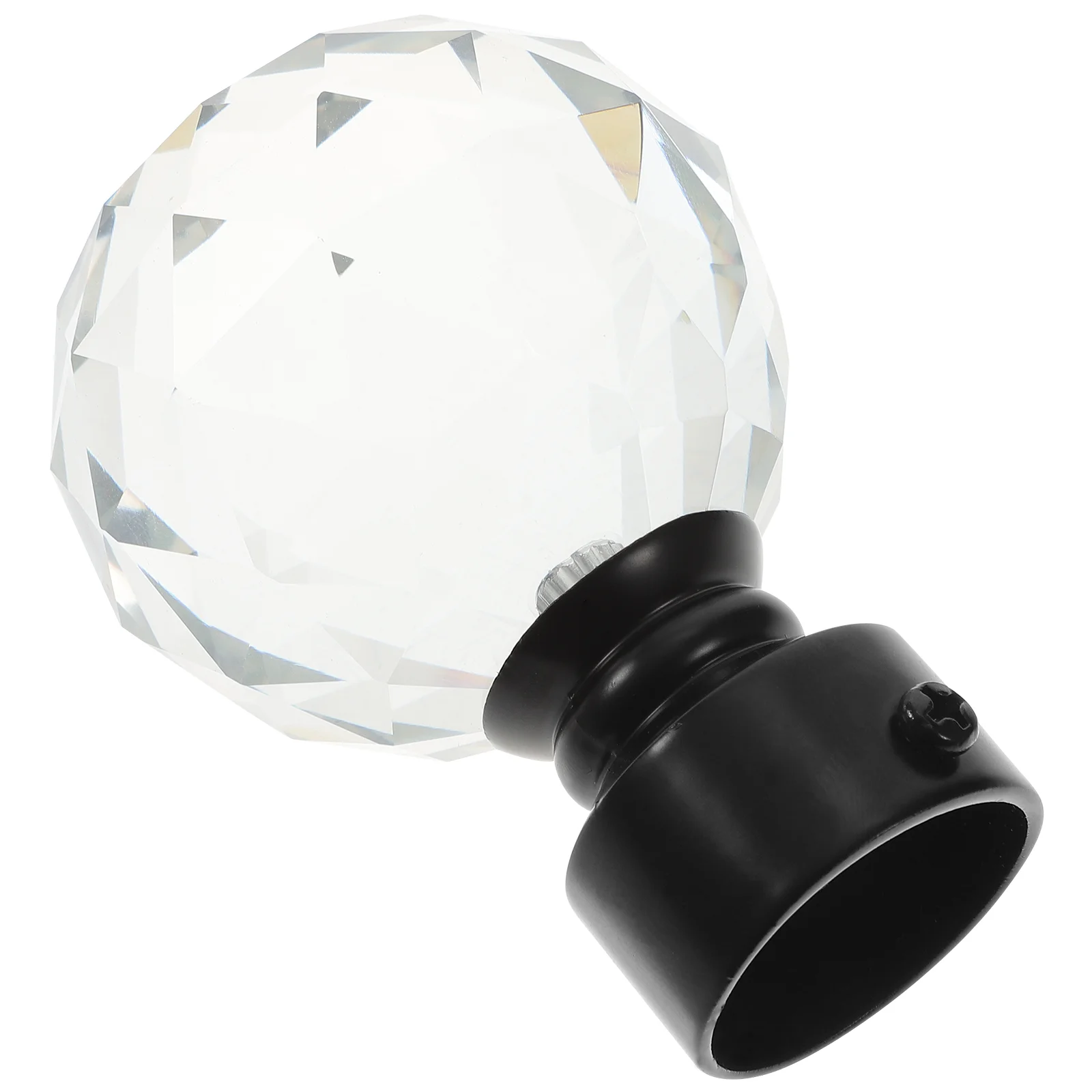 

Curtain Rod Finials End Ends Pole Drapery Crystal Head Plugwindow Rods Cap Decorative Caps Accessoriesrail Finial Replacement