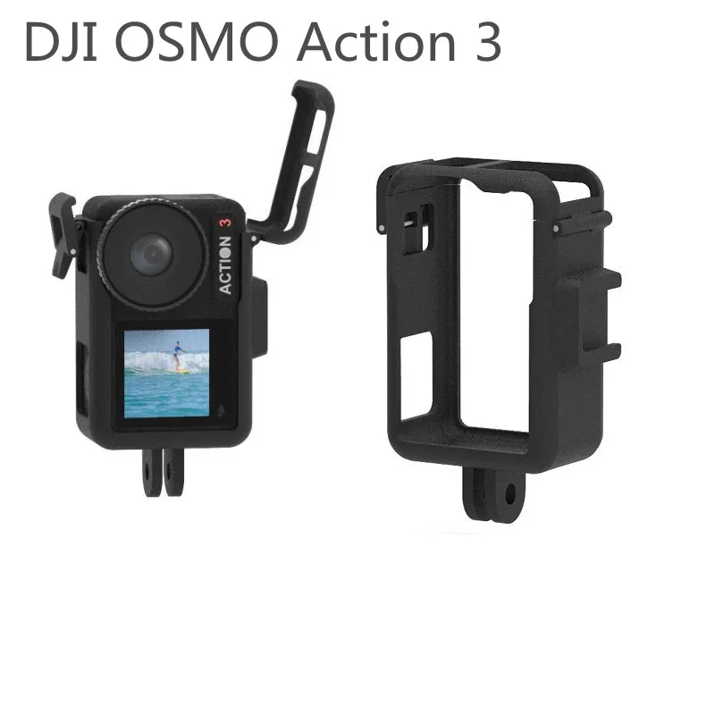 

Защитная рамка для спортивной камеры DJI Osmo Action 3, вертикальная пластиковая рамка, простой чехол для DJI Osmo Action 3, аксессуары