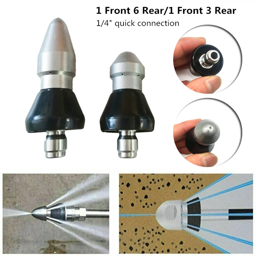 Дюймовый инструмент для очистки канализации сопло высокого давления шланг труб