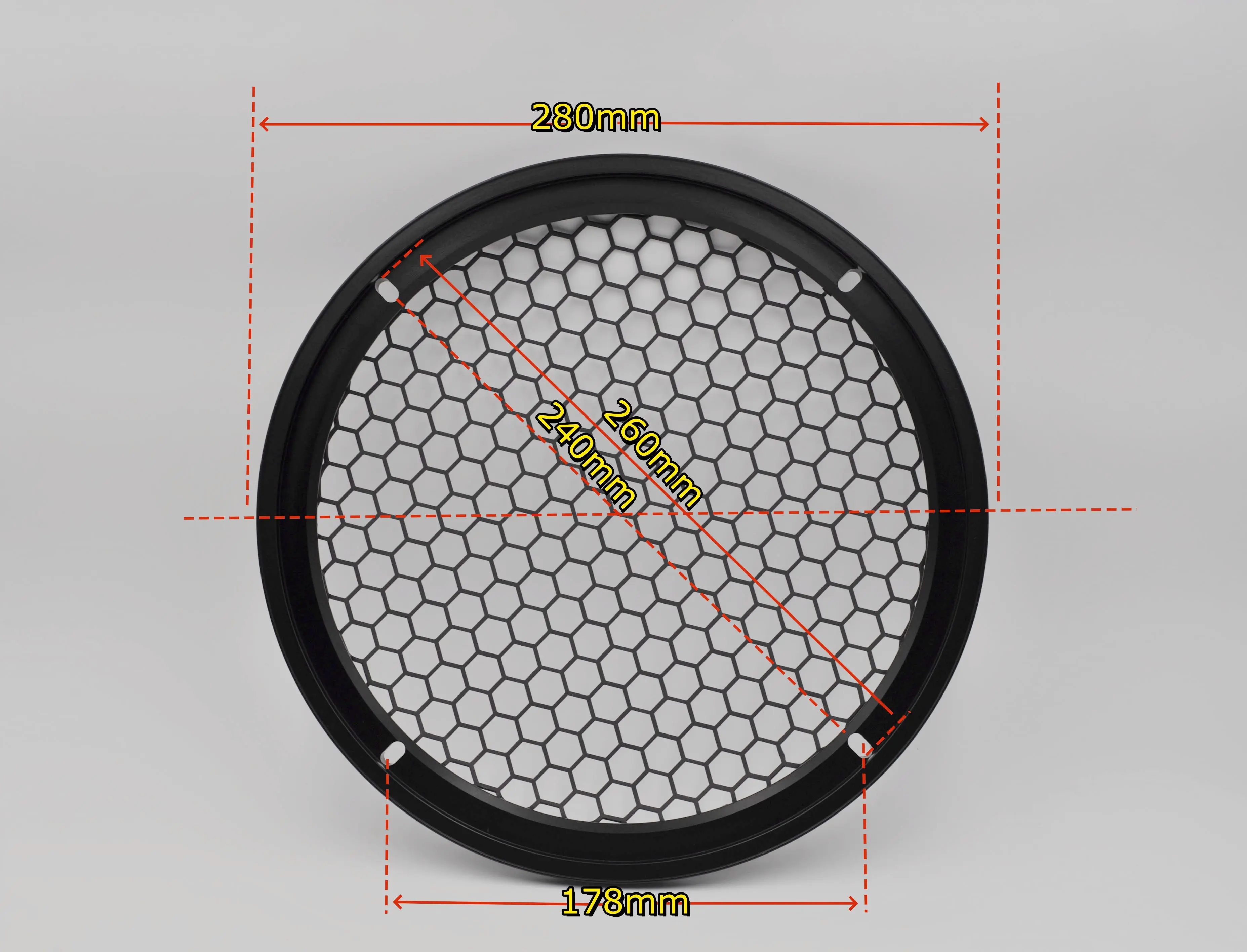 Металлическая сменная круглая Защитная крышка для автомобильного динамика