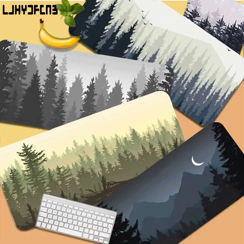 

Grey Forest Trees Your Own Mats Laptop Gaming Mice Mousepad Size For CSGO Game Player Desktop PC Computer Laptop