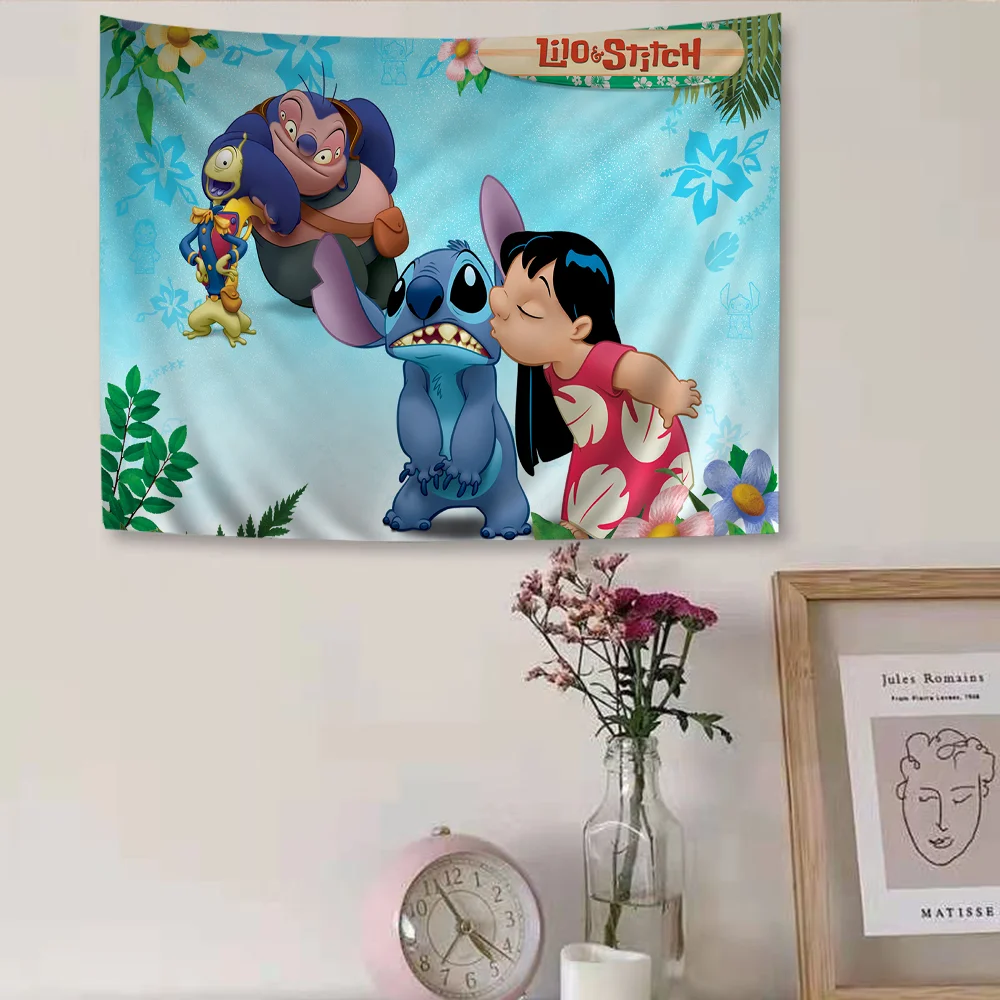 Красочный гобелен с рисунком S-стичей настенный подвесной Таро хиппи настенные