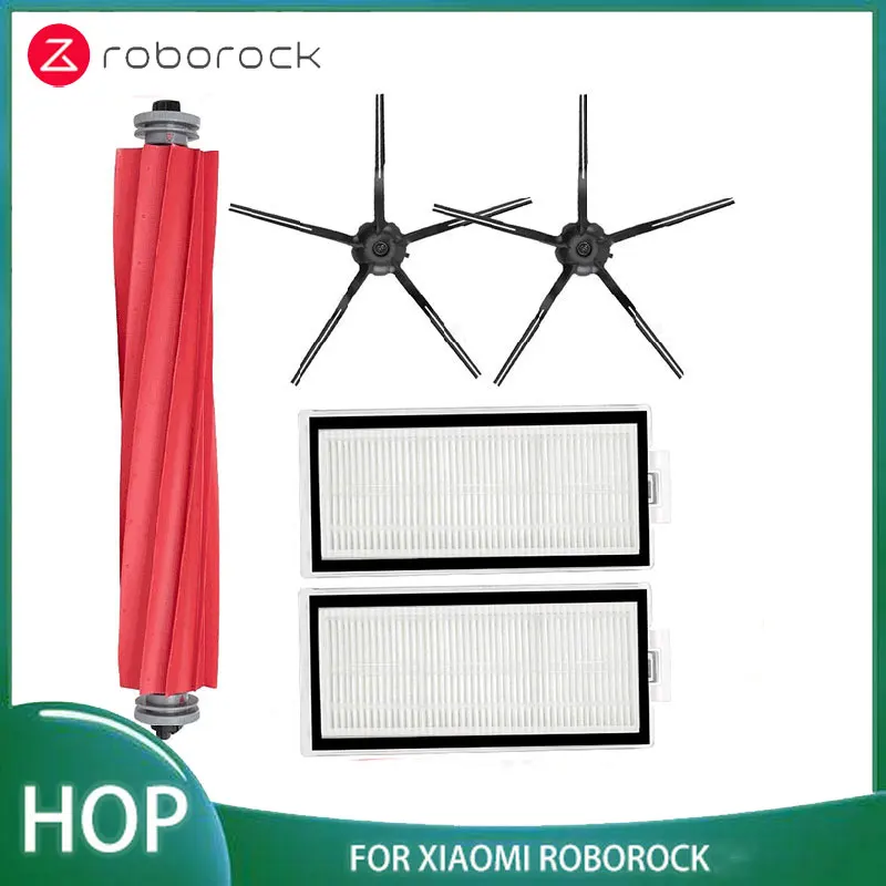 

Робот-пылесос Roborock Q7 / Q7+ / Q7 Max+, роликовая щетка Hepa-фильтр, боковая щетка, ткань для швабры