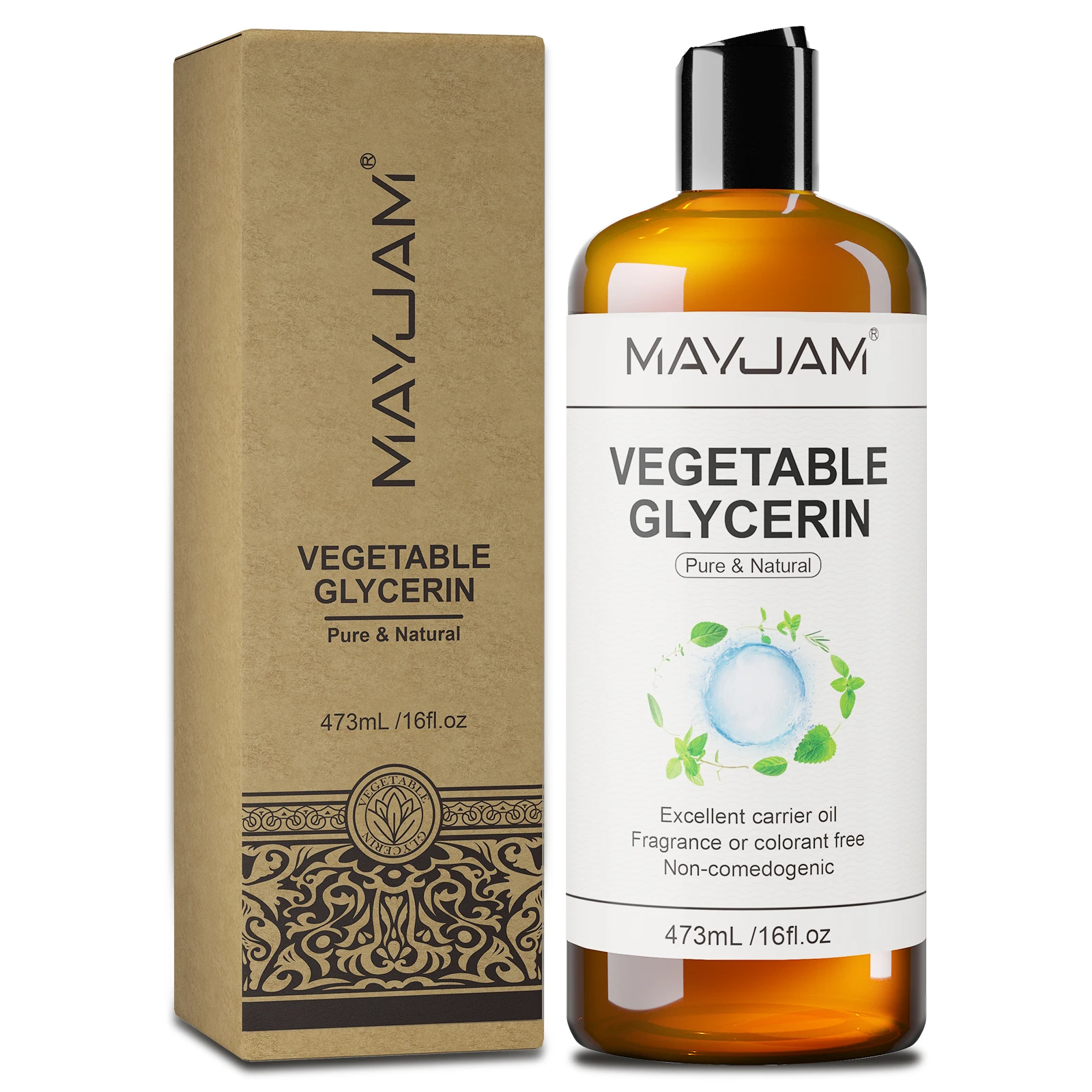 MAYJAM растительное глицериновое касторовое масло для переноски кокоса Jojoba лица