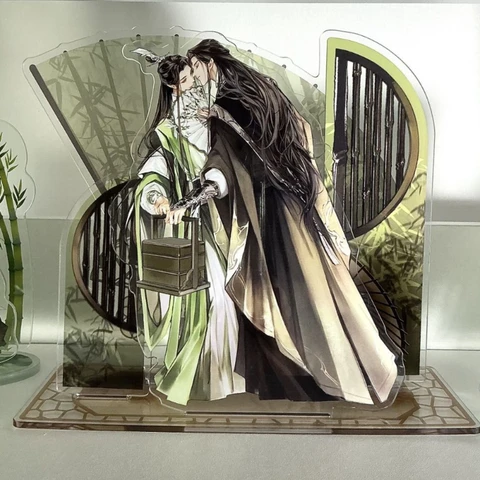 Аниме The Scum Villain's Self-Saving System Shen Qingqiu Luo Binghe Косплей Стоящая тарелка Акриловая фигурка Подставка Аксессуар Опора