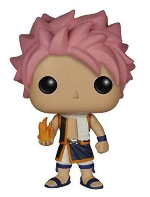 Anime Fairy Tail Natsu Figure Collection Vinyl Doll Model Toys