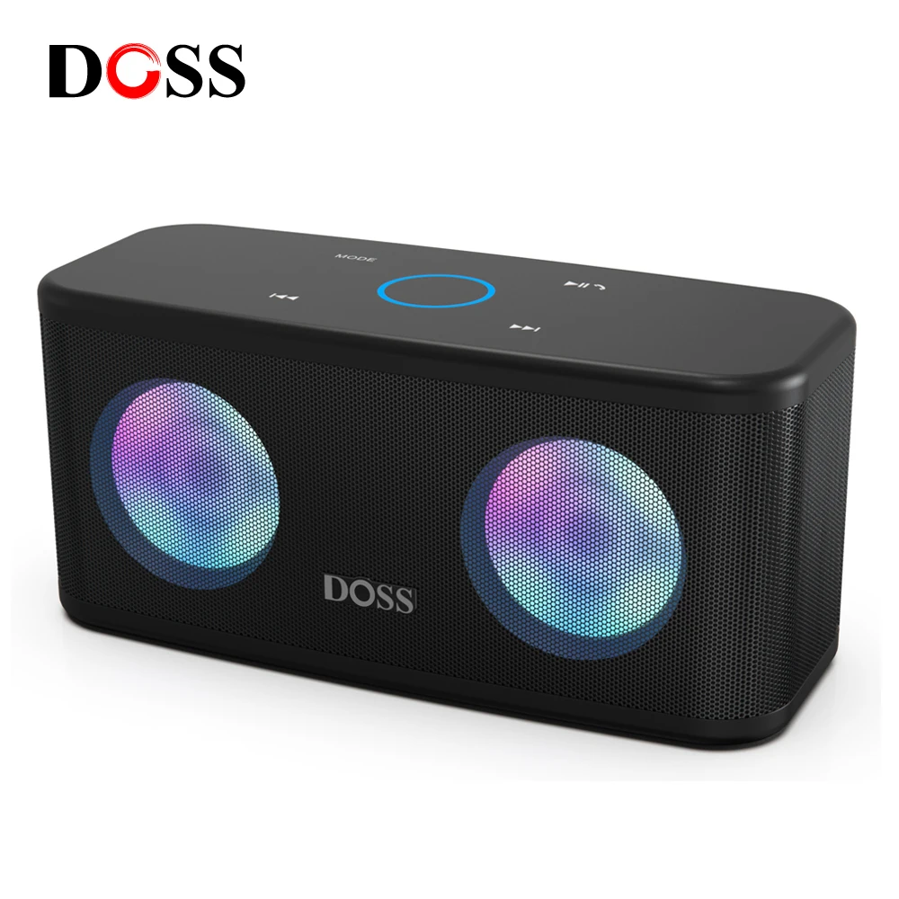 

DOSS SoundBox Plus Portable Wireless Bluetooth Speaker TWS Stereo Bass Touch Control Laptop PC Computer Sound Box Music Speakers