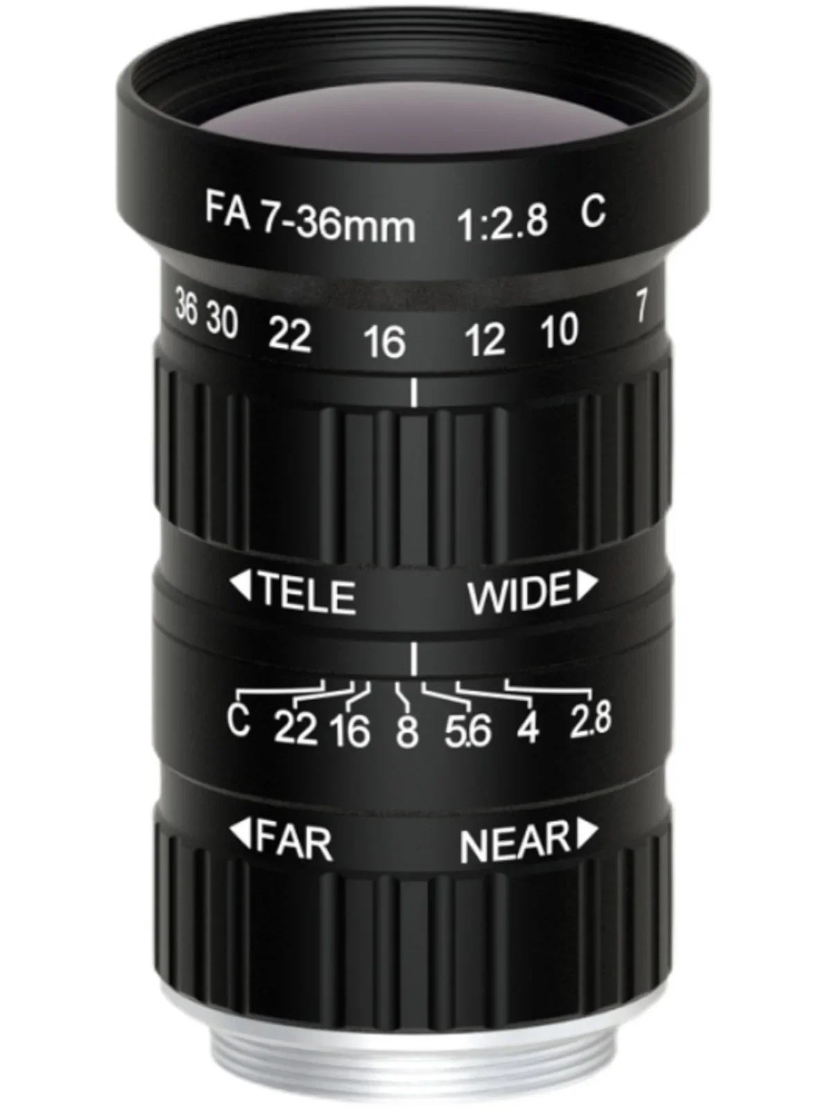 Зум-объектив промышленной камеры 7-36 мм 10-55 C-крепление низкое искажение зрение