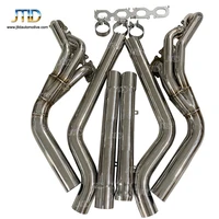 jtld stainless steel exhaust header manifold for w204 c63 amg long tube downpipe