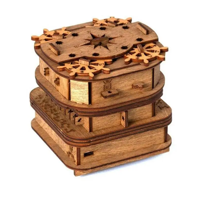 

Новинка, сложный подарок на Рождество и день рождения, механические 3D деревянные головоломки, игра для взрослых