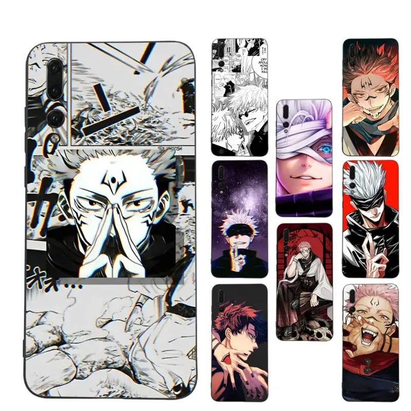 

RuiCaiCa Anime Jujutsu Kaisen Phone Case Soft Silicone Case For Huawei p 30lite p30 20pro p40lite P30 Capa