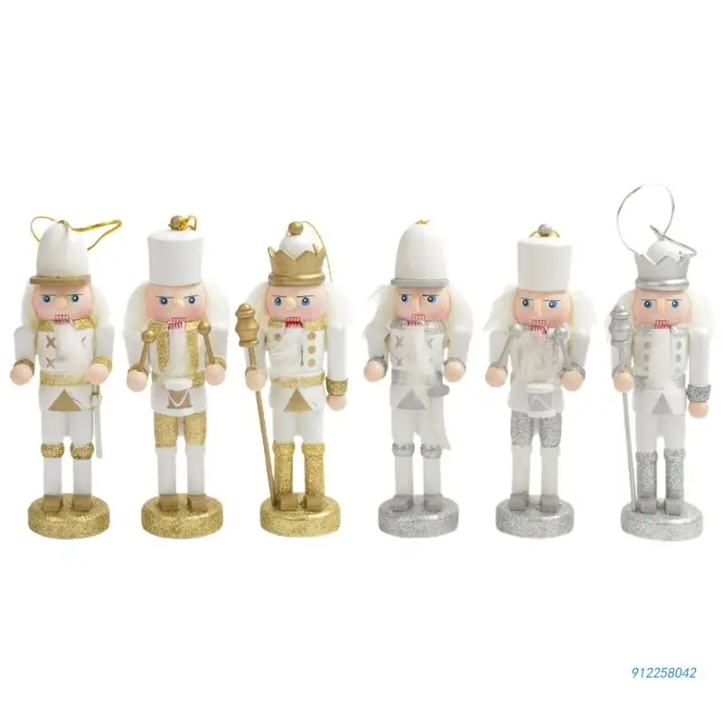 

Christmas Nutcracker Soldier Pendants Ornament for Xmas Tree Holiday Home Decor Drop shipping
