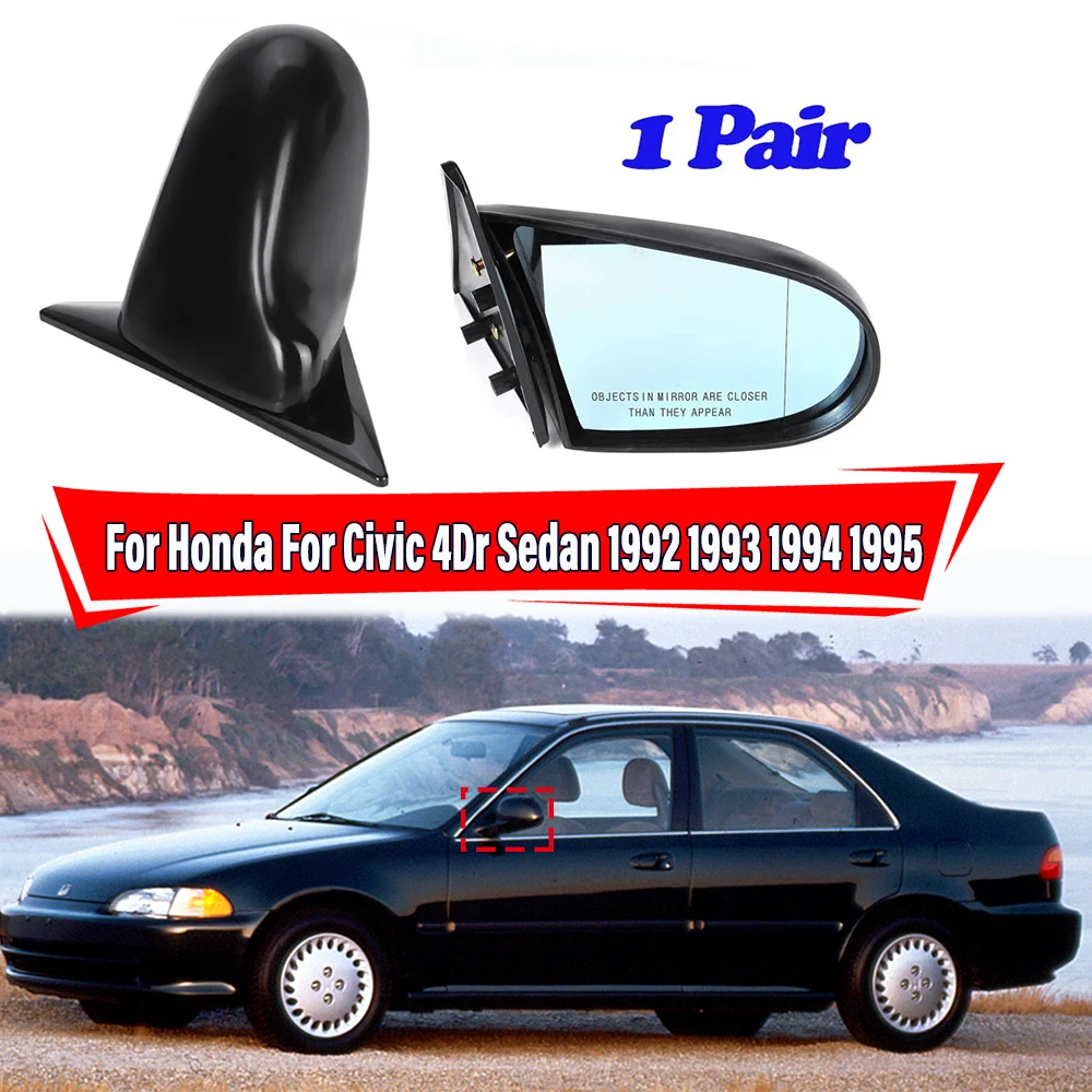 Зеркало заднего вида для Honda For Civic EG 4Dr Sedan 1992 1993 1994 1995