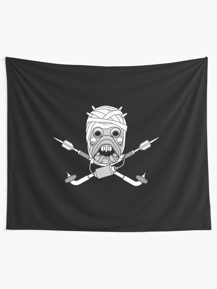 Tusken гобелен с перекрестными косточками настенный украшение для комнаты