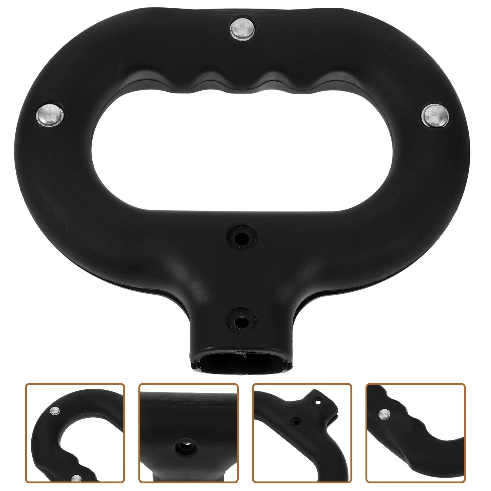 

Plastic Wagon Cart Grip Handle Handles Oval Push Trolley Camping Accessories Tension Rod