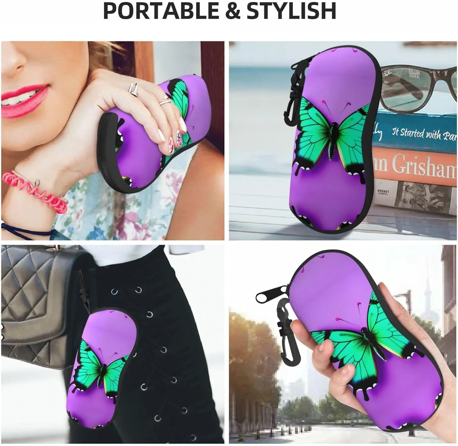 Солнцезащитные очки rainbow lines мягкие переносные неопреновые на молнии дорожная