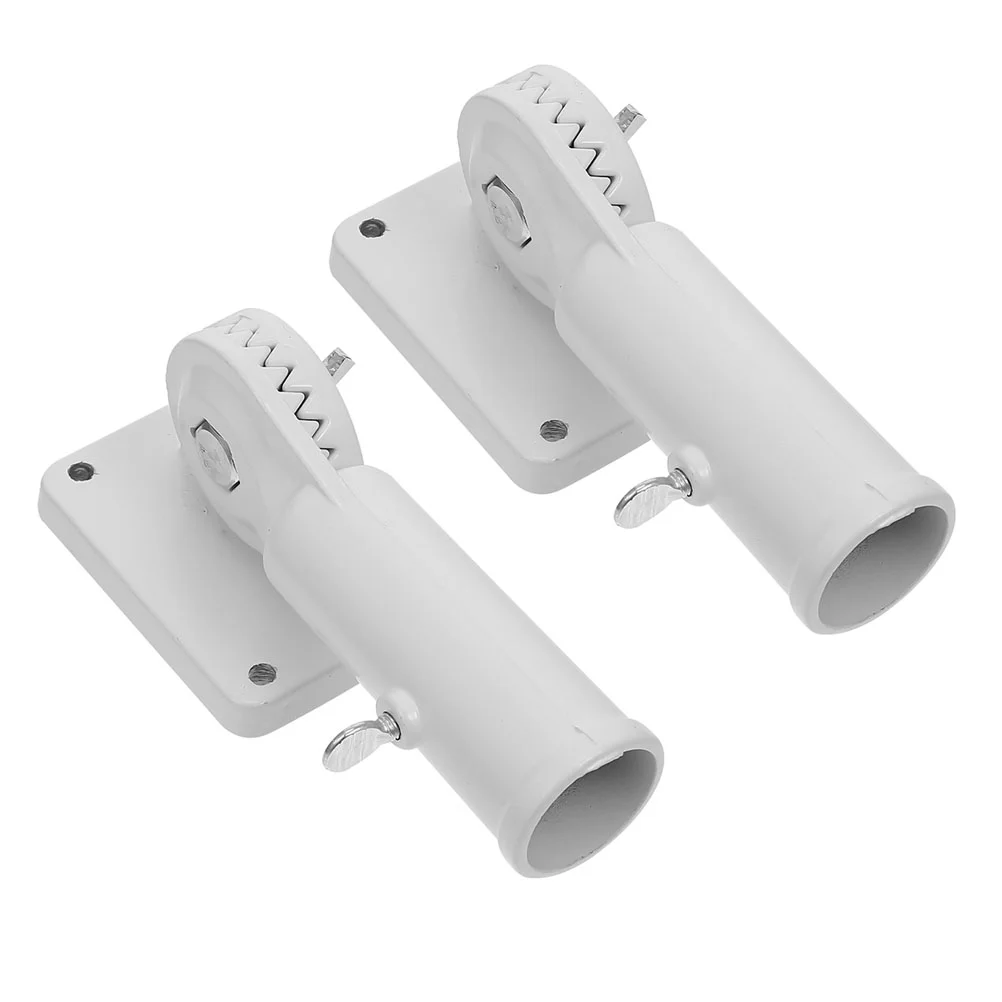

2 Pcs Wall-mounted Flagpole Rack Adjustable Flag Pole Holder Wall Flag Pole Holder