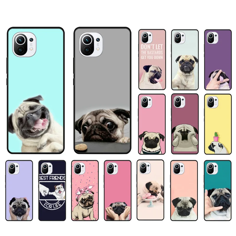 

Cute funny bulldog Dog Phone Case for Xiaomi 12 Mi 10T 11T 11 Pro 10 10T 11 lite 10pro 11Ultra Poco X3 Pro Poco F3 M3
