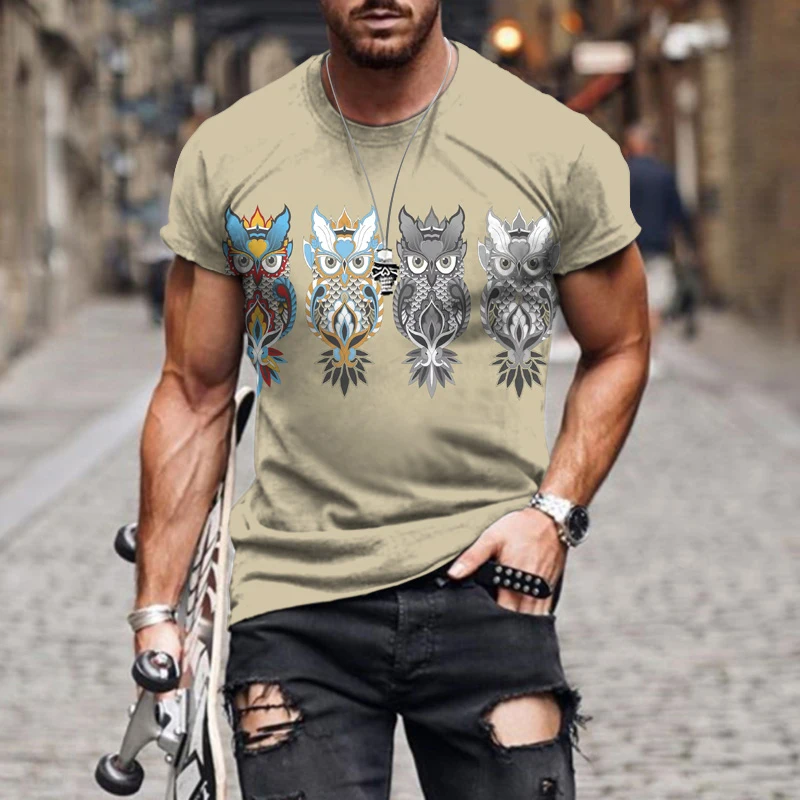 Футболка оверсайз с коротким рукавом и круглым вырезом в стиле ретро |