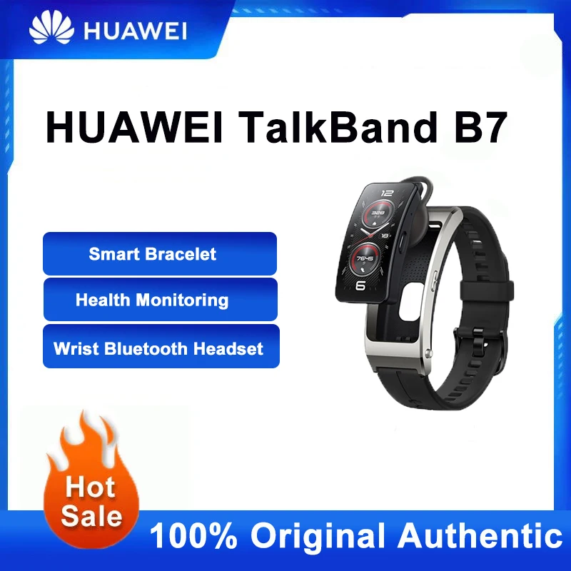 

HUAWEI Call Bracelet B7 Sports Bracelet Smart Bracelet Blood Oxygen Heart Rate Health Monitoring Wrist Bluetooth Headset Profess