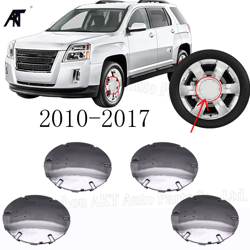 Фото 4 шт. крышка центра колеса для 2010-2017 GMC Terrian Hub Cap, хромированная новая OEM 23346763 9597571 №2
