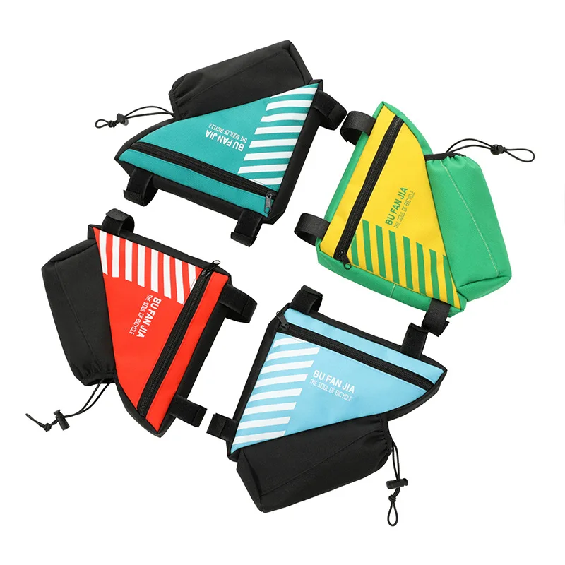 

Bicycle Bag Waterproof Bike Triangle Bag Storage Mobile Phone Cycling Bag Bike Tube Pouch Holder Saddle Pannier Accessories