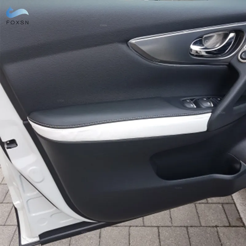 

Для Nissan Qashqai J11 2016 2017 2018 Автомобильная внутренняя дверная ручка панель подлокотник из микрофибры кожаный защитный чехол