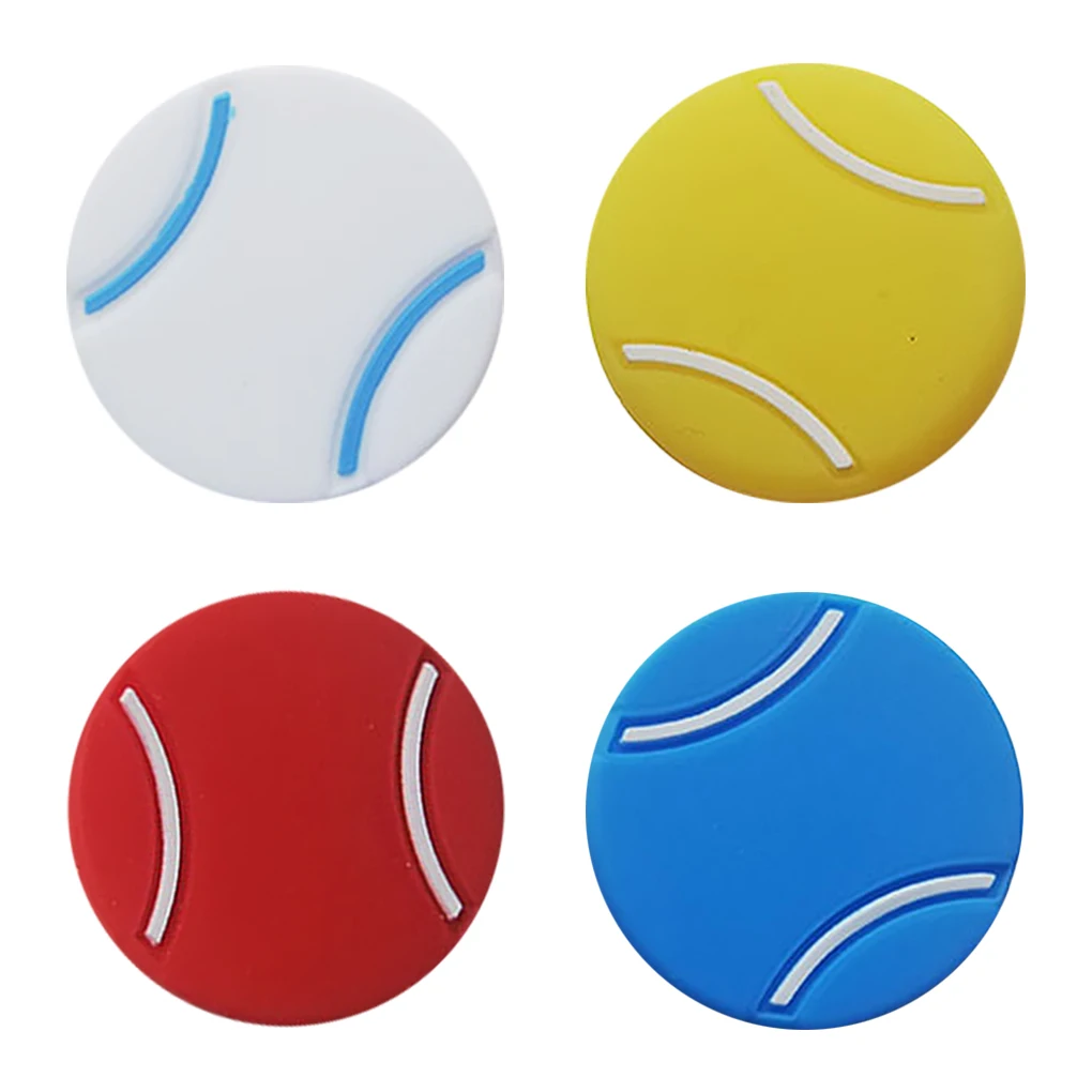 

5 Pieces Tennis Racquets Shock Absorber Dampeners Shock-absorption Vibration Reduction Flat Shaped Dampers Buffers