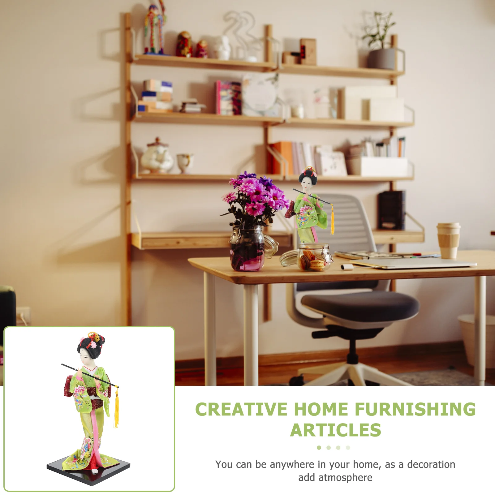 Японские куклы ручной работы настольные украшения гейши детские аксессуары