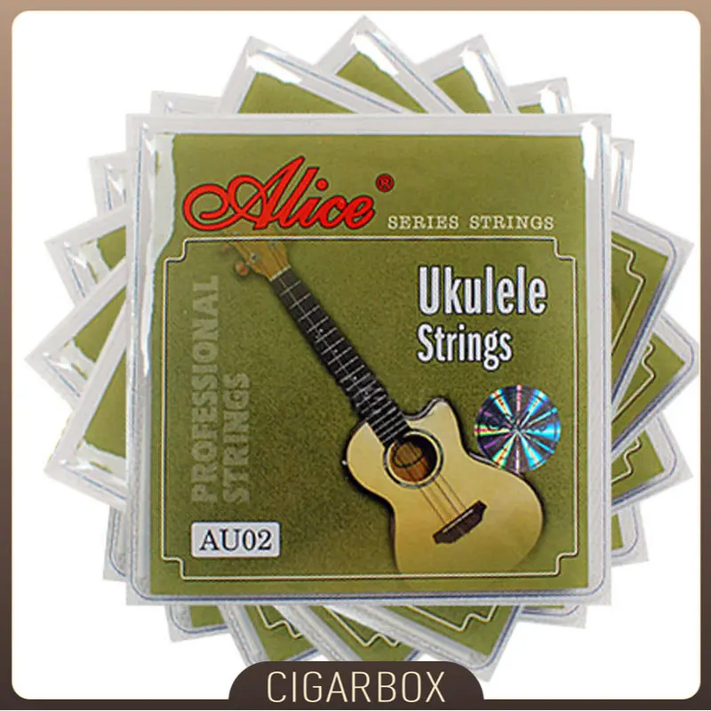 

5 Packs Alice Strings AU-02 Ukulele Strings Professional Nylon Ukulele String For Any Size Ukulele 4-String Guitar String SET