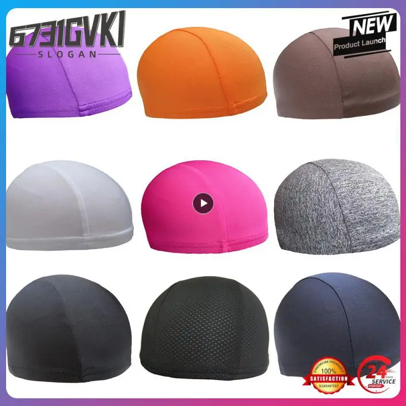 

1~10PCS Unisex For Helmet Motorcycle Bicycle Helmet Inner Cap Under Helmet Beanie Cap Coolmax Hat Quick Dry Breathable Hat