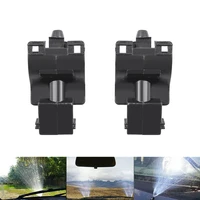 2pcs spray jet windshield wiper washer nozzle for toyota camry 2006 2018 lexus is350 2005 2013 black abs plastic car accessories